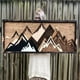 thumbnail image 4 of El Arte de la Pared de la Montaña de Madera Traerá Decoración Artística A Dos Aguas, Decoración de la Escena de la Luna del Atardecer C, 4 of 6