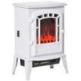 thumbnail image 7 of Spaco 22 inch Electric Fireplace Stove, Freestanding Fire Place Heater with Realistic Flame Effect, Fireplace Heater with Overheating Safety Protection, White, 7 of 7