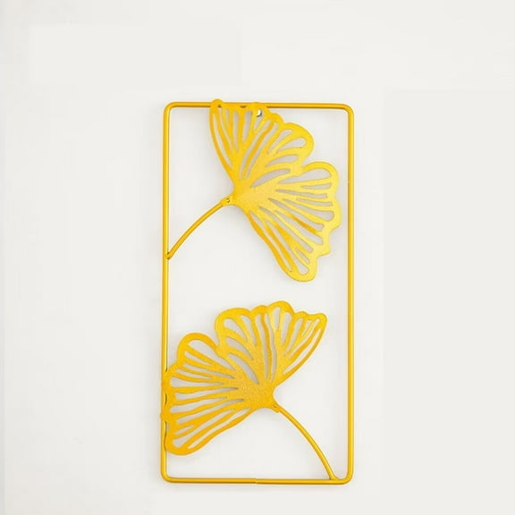 Nvzi -b Metal Wall Art Decor for Living Room, Home Decor Living Room Wall Decor, Silhouette Wall Art(Gold)