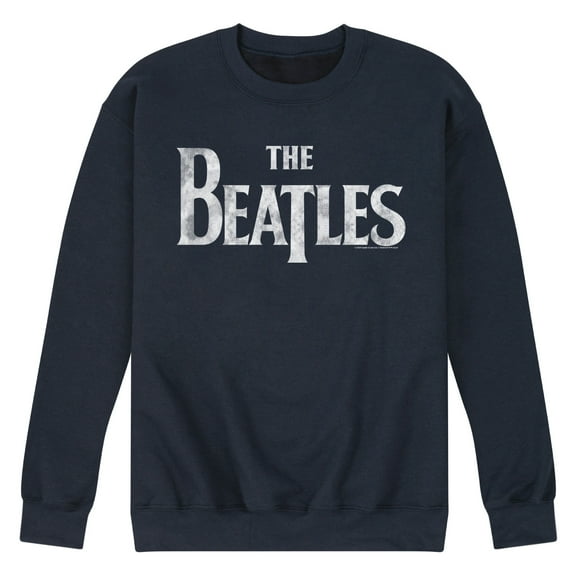 The Beatles - White Logo - Men's Crew Fleece Sweatshirt