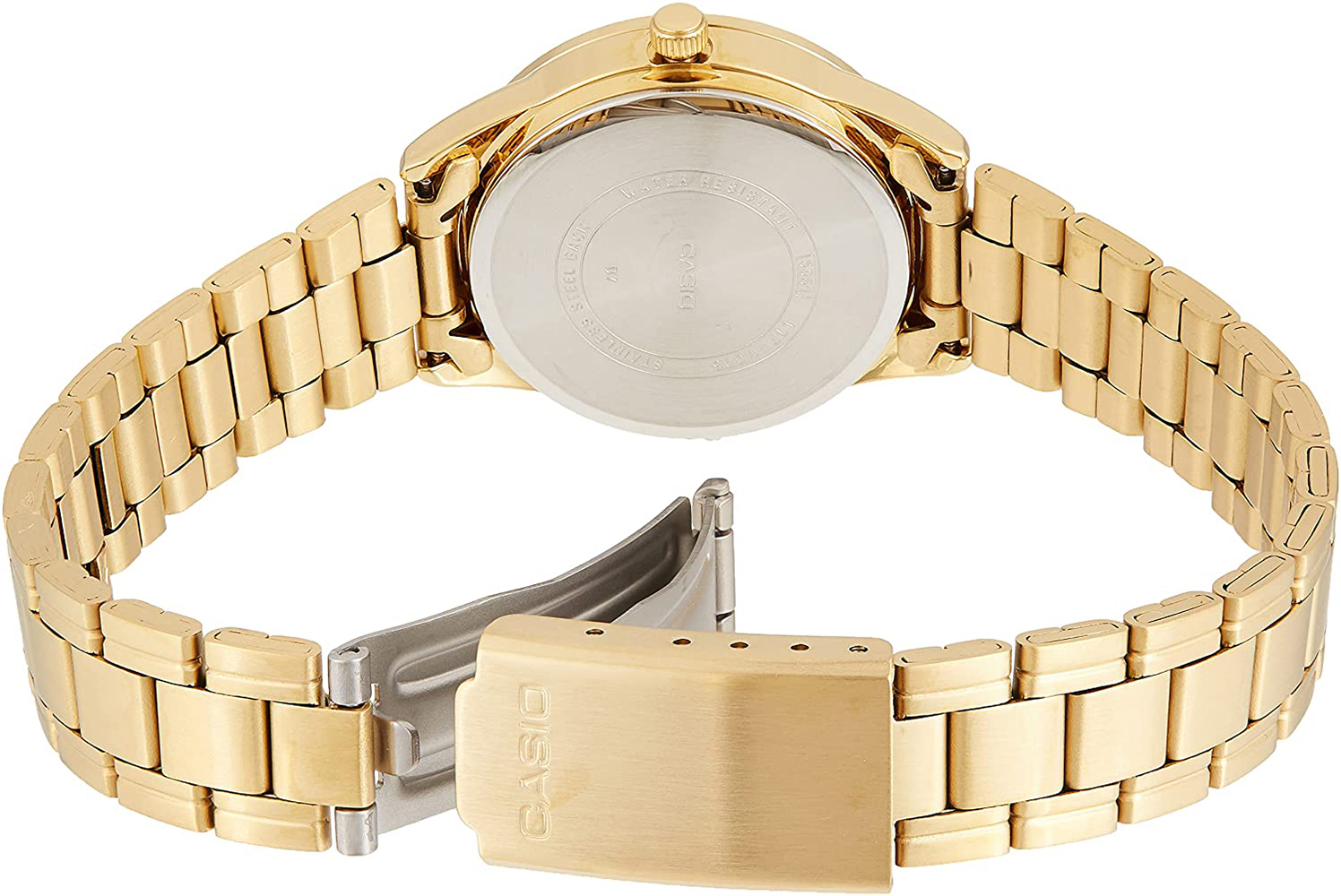 Women's LTP-V005G-9A GOLD Stainless Steel Analog Watch