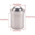 thumbnail image 2 of HUGFEGWE Matériel de Capture de Balles pour Porte de Placard, Acier Inoxydable Réglable avec Plaque de Frappe, Diamètre 0,47 Pouces Attrape-Boules en Laiton pour Armoire/placard/porte 2 Pcs UA824-6844, 2 of 6