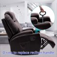 thumbnail image 4 of Manija de Repuesto para Sillón Reclinable con Anillo en D, Cable Lazyboy, Piezas Liberación, Paquete 2, 4 of 5