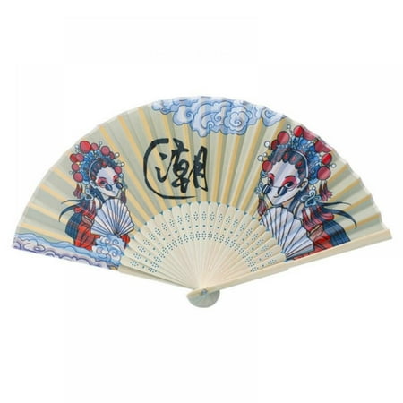 

Vintage Retro Style Chinese Japanese Handmade Handheld Folding Fans Folding Hand Fans for Women for Hot Flash EDM Music Festival Party Dance Performance Decoration Wedding Gift