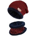thumbnail image 2 of Sinhoon 2-Pieces Winter Beanie Scarf Set Warm Hat Thick Knit Skull Cap for Men Women, 2 of 7