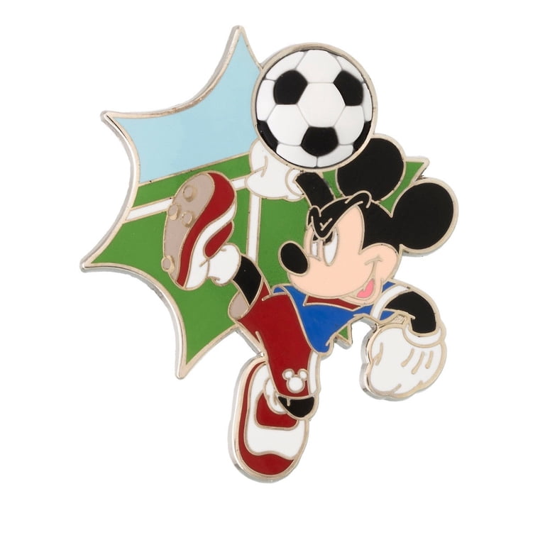 Disney Parks Mickey Mouse Soccer Pin New with Card - Walmart.com