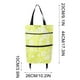 thumbnail image 3 of Carrito de Compras Plegable con Ruedas, con Cremallera, Expandible, de Tela Suave, Reutilizable, para Comestibles, Viajes y Uso Al Aire Libre., 3 of 5
