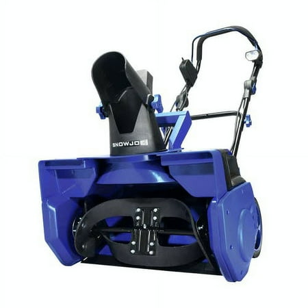 Snow Joe - 24V-X2-SB21 48-Volt iON+ Cordless Snow Blower Kit, W/ 2 x 4.0-Ah Batteries and Dual Port Charger | 21 in - Blue & Black