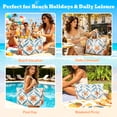 thumbnail image 6 of Hap Tim XXL Waterproof Beach Tote Bag with Wet Compartment & Zip,Large Capacity Sandproof Shoulder Travel Bag Lightweight Foldable Women’s Holiday Essentials Bag for Swimming Shopping Gym(BB-HH), 6 of 7