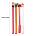 thumbnail image 2 of Christmas DecorPenBack To School Season Retractable Ballpoint Pen Gel Pen 10 In 1 Gift Pens Multicolor Christmas 2ml Liquid Ink Pens For Office School Supplies As A Children GiftPencil curler, 2 of 8