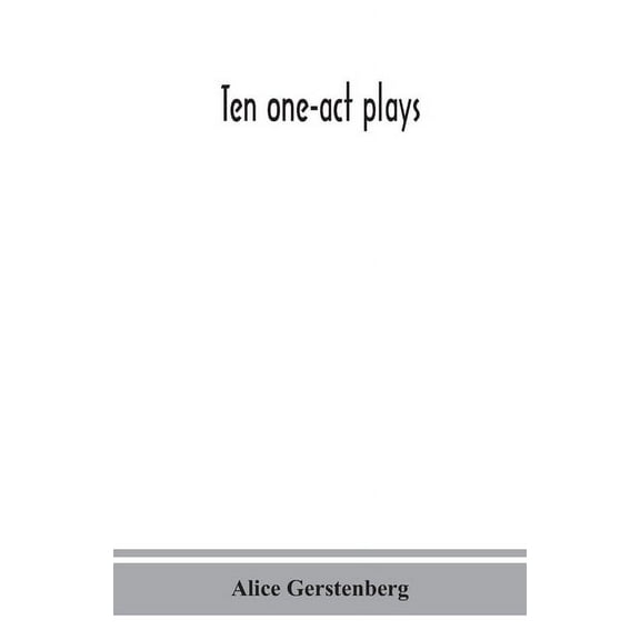 Ten one-act plays, (Paperback)