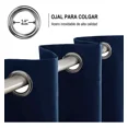 thumbnail image 2 of Cortinas Blackout Premium 1 Panel | Soft Nature, 2 of 5