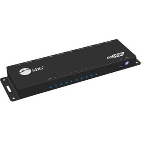 UPC: 0662774041292 | SIIG 1×8 HDMI 2.0 HDR Distribution Amplifier with EDID Management – 4Kx2K 60Hz