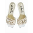 thumbnail image 2 of London Rag Vacay Babe Lake Como Beaded Womens Slip-On Heels, 2 of 10