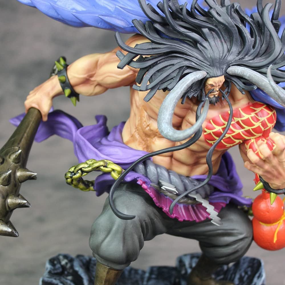 New Four Emperors Kaido GK ver 30cm/11.7inch Character Anime Statue Figure Desktop Ornament Popular Decorations Fan Souvenirs Creative Gift Collection