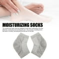 thumbnail image 3 of Chaussettes Hydratantes, Chaussettes de Réparation de Talon Fissuré Confortables Réutilisables pour la Maison Rose, Gris, Noir, 3 of 7