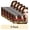 Chestnut Brown, variant on (4 pack) Herbishh Hair Color Shampoo for Gray Hair, Men & Women, Travel Size, 10+1 Pack (Black 30 ml)