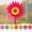 A, variant on Bowayaoa Sunflower Wind Spinner, 2-Way Rotating Outdoor Garden Windmill, Colorful Plastic Lawn Yard Decor for Patio Party Gift