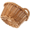 thumbnail image 2 of Rattan Hanging Planter Fruit Basket Wall Organizer, 2 of 8