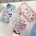 thumbnail image 2 of Hand Painted Phone Case For iphone 15 X XS MAX XR Flower Shockproof Case For iPhone 7 8 Plus SE 2 13 12 11 14 pro MAX Cover LXY, 2 of 7