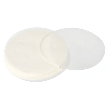 Uxcell 200pcs Parchment Paper Rounds, 4 inch Non Stick Baking Paper Liners for Baking Grilling Air Fryer Steaming, White