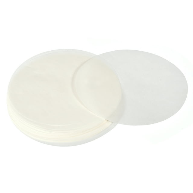 Uxcell 200pcs Parchment Paper Rounds, 4 inch Non Stick Baking Paper Liners for Baking Grilling Air Fryer Steaming, White