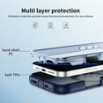 thumbnail image 3 of for iPhone 13 Pro Case with Magnetic Ring Stand, Support Wireless Charging, Military Grade Drop Protection Rugged Hybrid Phone Case for iPhone 13 Pro Shockproof Cover, Blue, 3 of 8