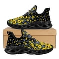 thumbnail image 1 of Zapatillas de deporte para niñas con bonito estampado de girasoles, calzado para mujer con cordones, tenis deportivos de moda, zapatos de malla transpirables, 1 of 6