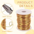 thumbnail image 3 of Uxcell Anodized Aluminum Wire for Jewelry Craft Making, Bendable Flexible Wire Gold 12 Gauge, 3 of 7