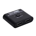 thumbnail image 1 of 4K 60Hz HD Video Switcher Bi-Directional, 2x1 1x2 Media Hub for PC Monitor, 1 of 6