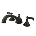 thumbnail image 1 of Kingston Brass KS5535FL 8 Inch -18 Inch Widespread Roman Tub Filler - Oil Rubbed Bronze, 1 of 2