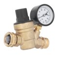 thumbnail image 2 of Válvula reductora de presión de agua fácil instalación 45PSI Predeterminada Amplia compatibilidad Válvula reguladora de presión de agua RV NH 3/4 pulg 1/2 pulg Puerto ANGGREK Otros, 2 of 8