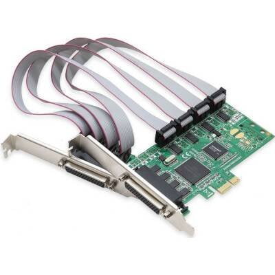 Best Connectivity 8 Serial Ports ( RS-232 ) PCI-e Controller Card with Two Fan-out Cables, and SystemBase Chip Ideal for Best Connectivity 8 Serial Ports ( RS-232 ) PCI-e Controller Card with Two Fan-out Cables, and SystemBase Chip Ideal for