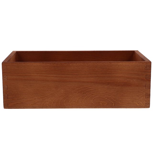 HLONK Wooden Crates For Storage Sundries Container Bins Shelves Small Suitcase Box Child Office