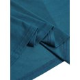 thumbnail image 4 of Bellella Robe Longue Femme Manches Maxi Robes Col Haut Ample Dames Bleu P, 4 of 6