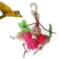 thumbnail image 3 of Parrot Chew Toy Hanging Bite Proof Natural Bird Rattan Ball Toy Parrot Cage Toy, 3 of 4