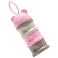 thumbnail image 1 of Dispensador de fórmula CUTICAT 3 compartimentos rosa Dispensador de fórmula, 1 of 8