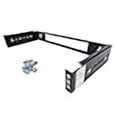 thumbnail image 3 of CNAweb 1U 19-Inch Hinged Extendable Wall Mount Bracket Network Equipment Rack - Black, 3 of 4