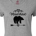 thumbnail image 4 of Inktastic Mawmaw Bear Grandma Women's T-Shirt, 4 of 5