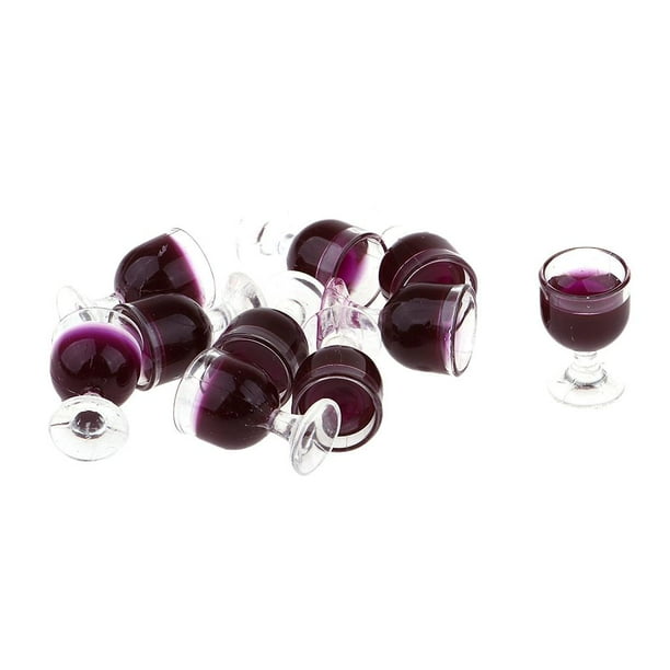 Conjunto de Vasitos en Miniatura para Casa de Muñecas - Decoración de Cocina 1/12