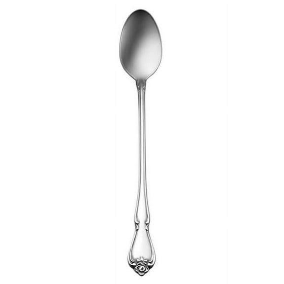 Oneida 2552SITF Arbor Rose Stainless Steel Extra Heavy Weight Iced Teaspoon  Silver