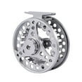 thumbnail image 1 of Moulinet de Pêche à la Mouche en Alliage d'Aluminium 2+1 Roulements Main Gauche Droite Pêche 95mm Gris, 1 of 7