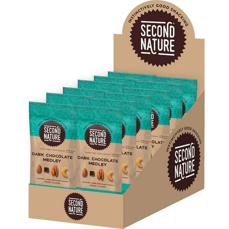 Kars Nuts 1.75 oz Dark Chocolate Second Nature Deluxe Mixed Nut Medley - 12 per Box