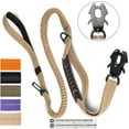 thumbnail image 1 of Heavy Duty Tactical Bungee Dog Leash, 4-6FT No Pull Dog Leash with Quick Release Carabiner, Reflective Shock Absorbing Leashes with Car Seatbelt for Medium Large Dogs, 1 of 7