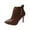 Brown, variant on jsaierl Ankle Boots for Women Stilletos High Heels Fashion Party Dressy Side Ankle Boots Sexy Leather Pointed Toe Short Booties