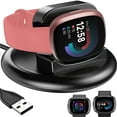 thumbnail image 1 of HLONK Charger Dock Fit for Fitbit Versa 4  Fitbit Sense 2   Replacement Charger Stand  Fast Charging 3.3ft USB Cable Station Base Compatible with Versa 4 3  Sense/2 Smart Watch, 1 of 9