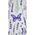 thumbnail image 7 of SKYSONIC Lavender Soft Hand Towels 2-Piece,14.4" x 28.3" Absorbent Bath Towel Decorative Fingertip Towels for Bathroom Gym Spa Hotel Beach Swimming Pool, 7 of 7