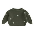 thumbnail image 1 of Chandails à Col pour Bébé Manches Longues Pulls Tricotés Amples, 1 of 7