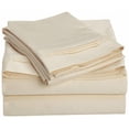 thumbnail image 1 of Ensemble de Draps Solides en Coton Égyptien à 1000 Fils Très Grand-Ivory, 1 of 1