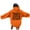 Orange, variant on Hpapadks Hoodies for Women Code Printed Round Neck Streetwear Long Sleeve Hooded Sweatshirts for Women Black L